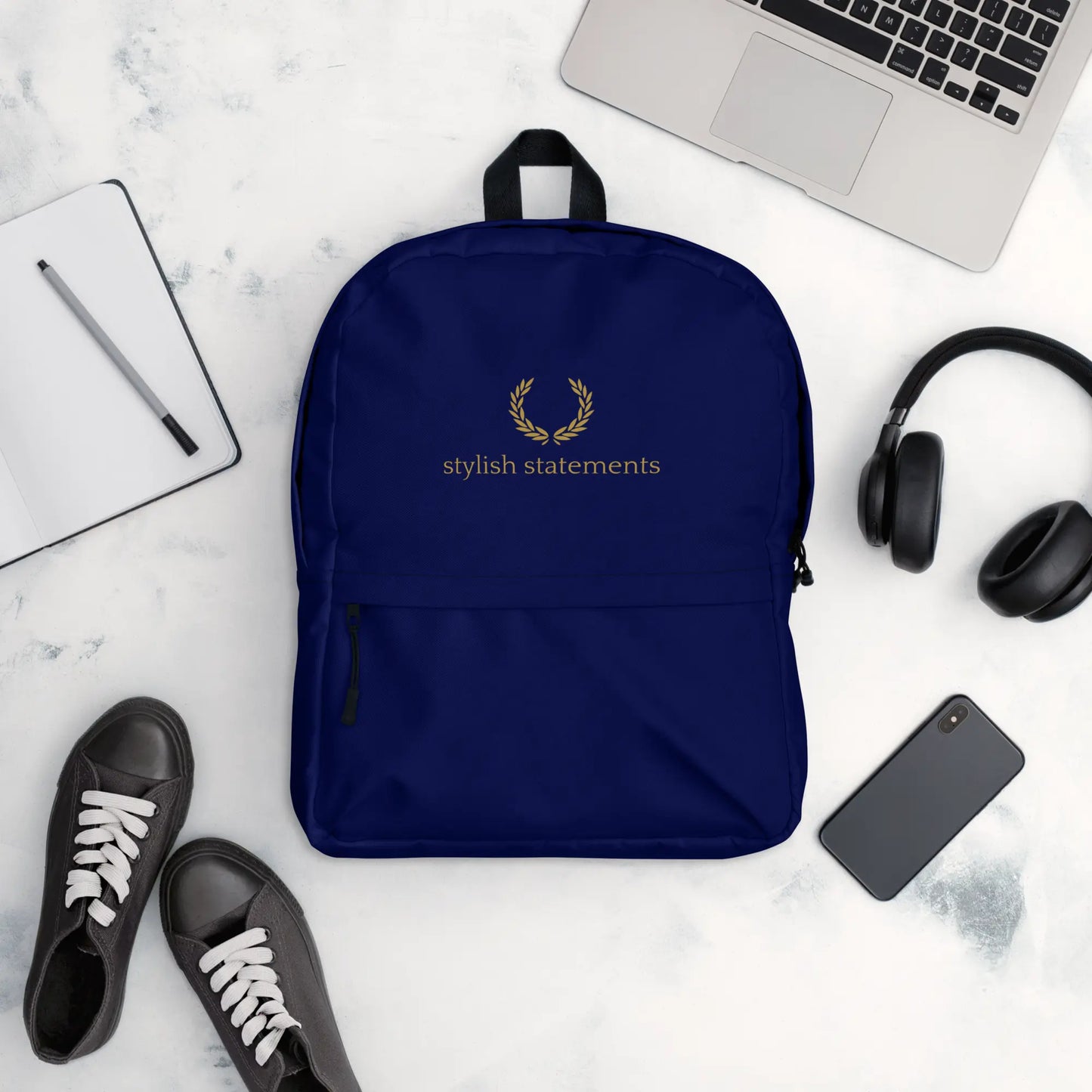 Stylish Statements Premium Dark Blue Backpack - Stylish Statements