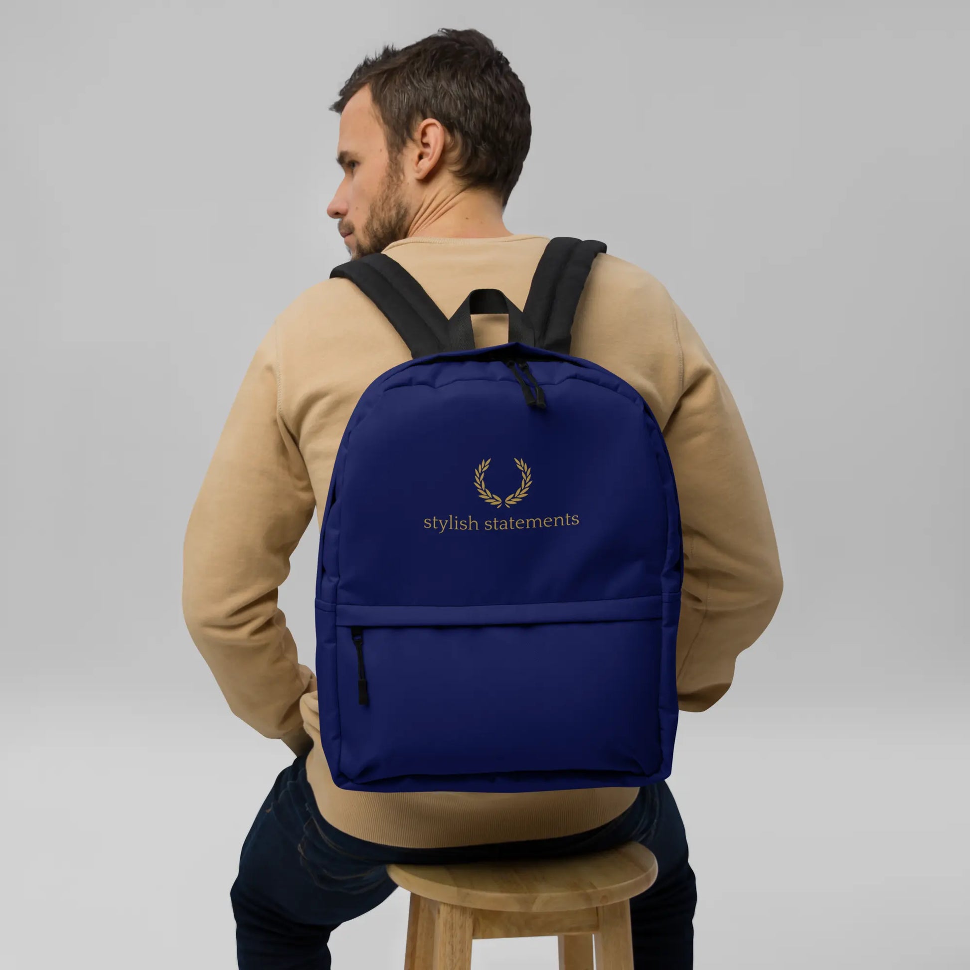 Stylish Statements Premium Dark Blue Backpack - Stylish Statements