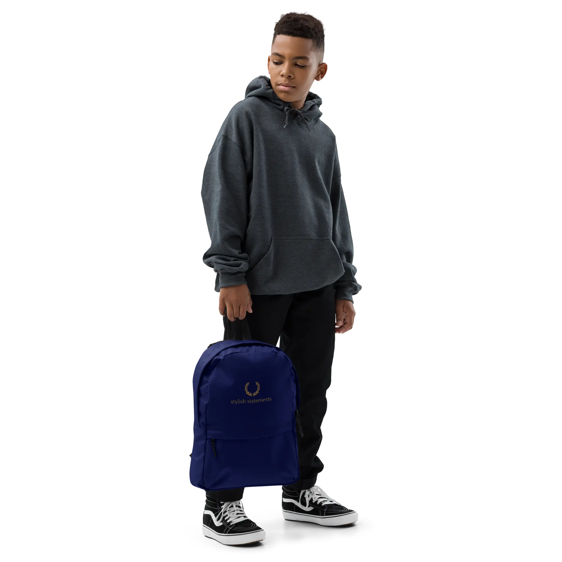 Stylish Statements Premium Dark Blue Backpack - Stylish Statements