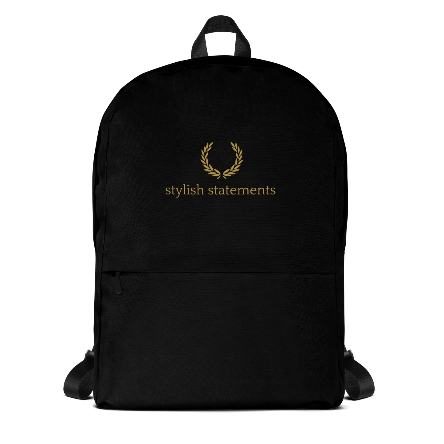 Stylish Statements Premium Black and Gold Backpack - Stylish Statements