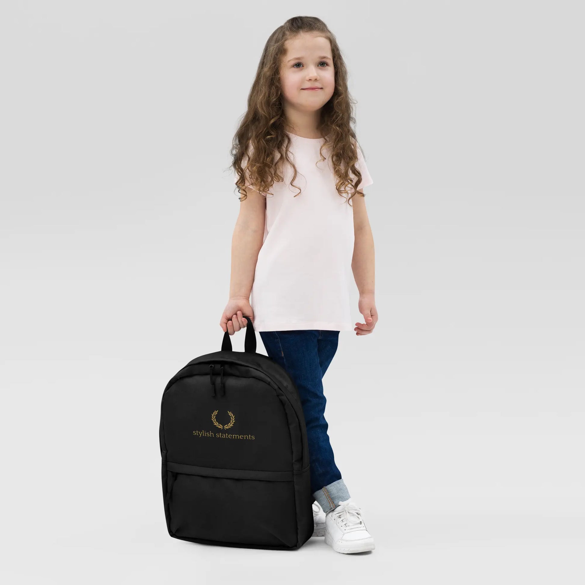 Stylish Statements Premium Black and Gold Backpack - Stylish Statements