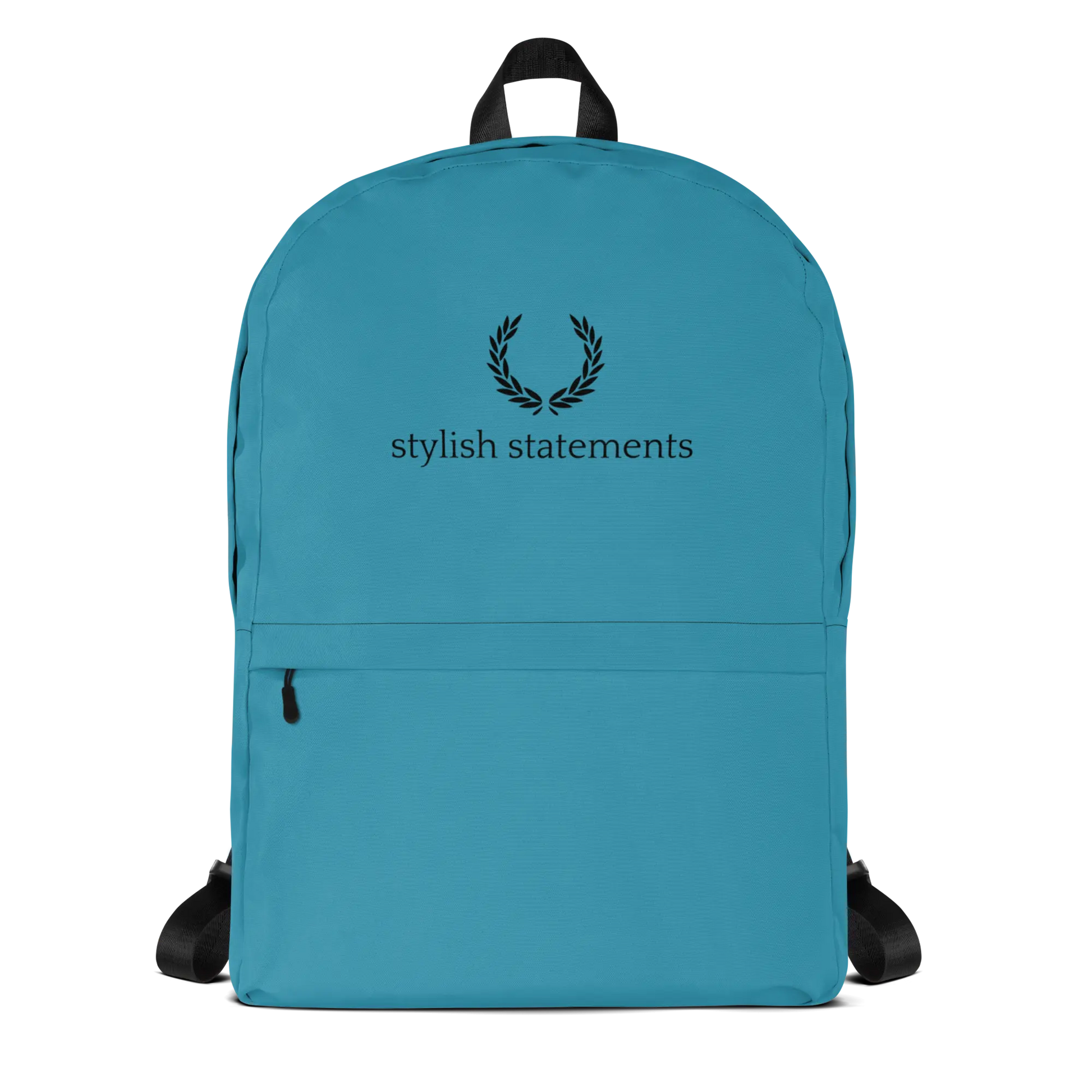 Stylish Statements Premium Light Blue and Black Backpack - Stylish Statements