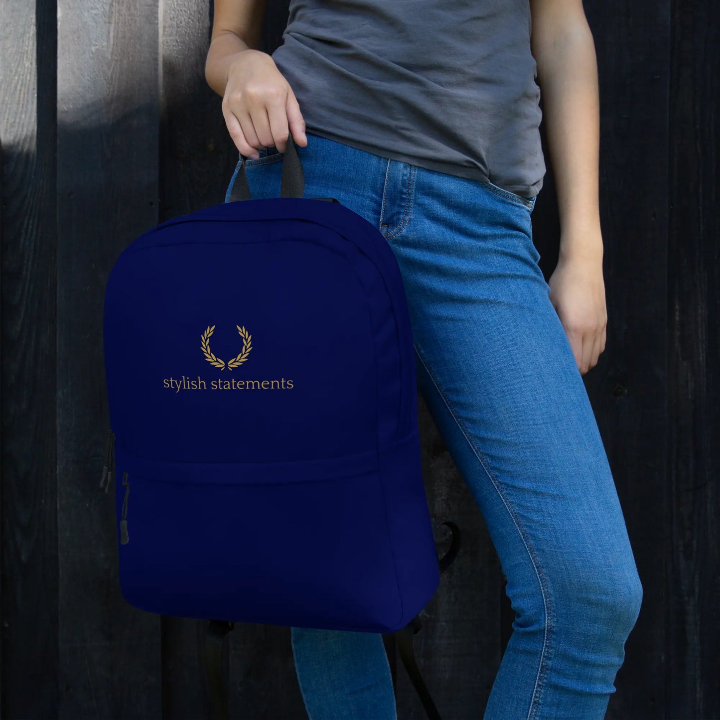 Stylish Statements Premium Dark Blue Backpack - Stylish Statements