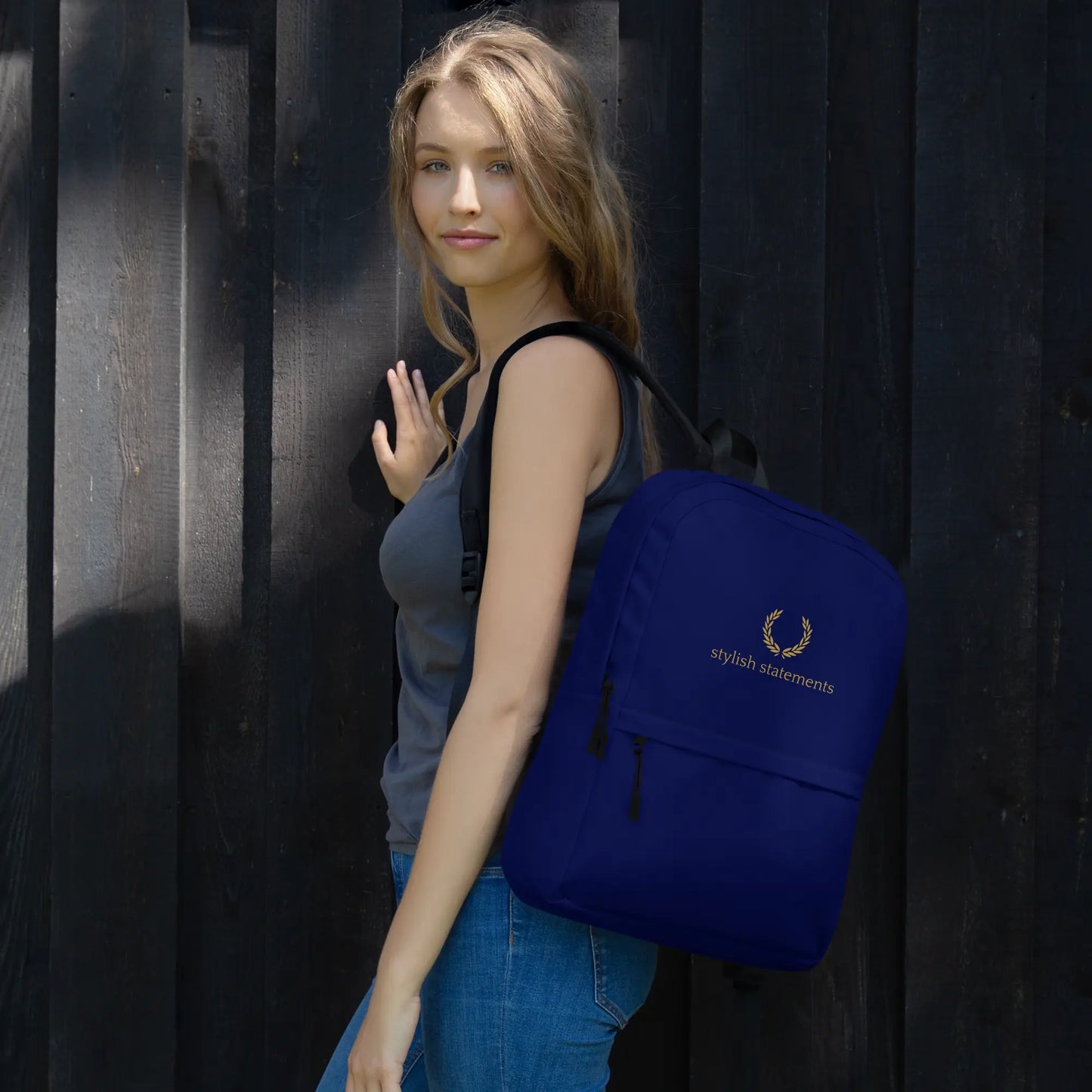 Stylish Statements Premium Dark Blue Backpack - Stylish Statements