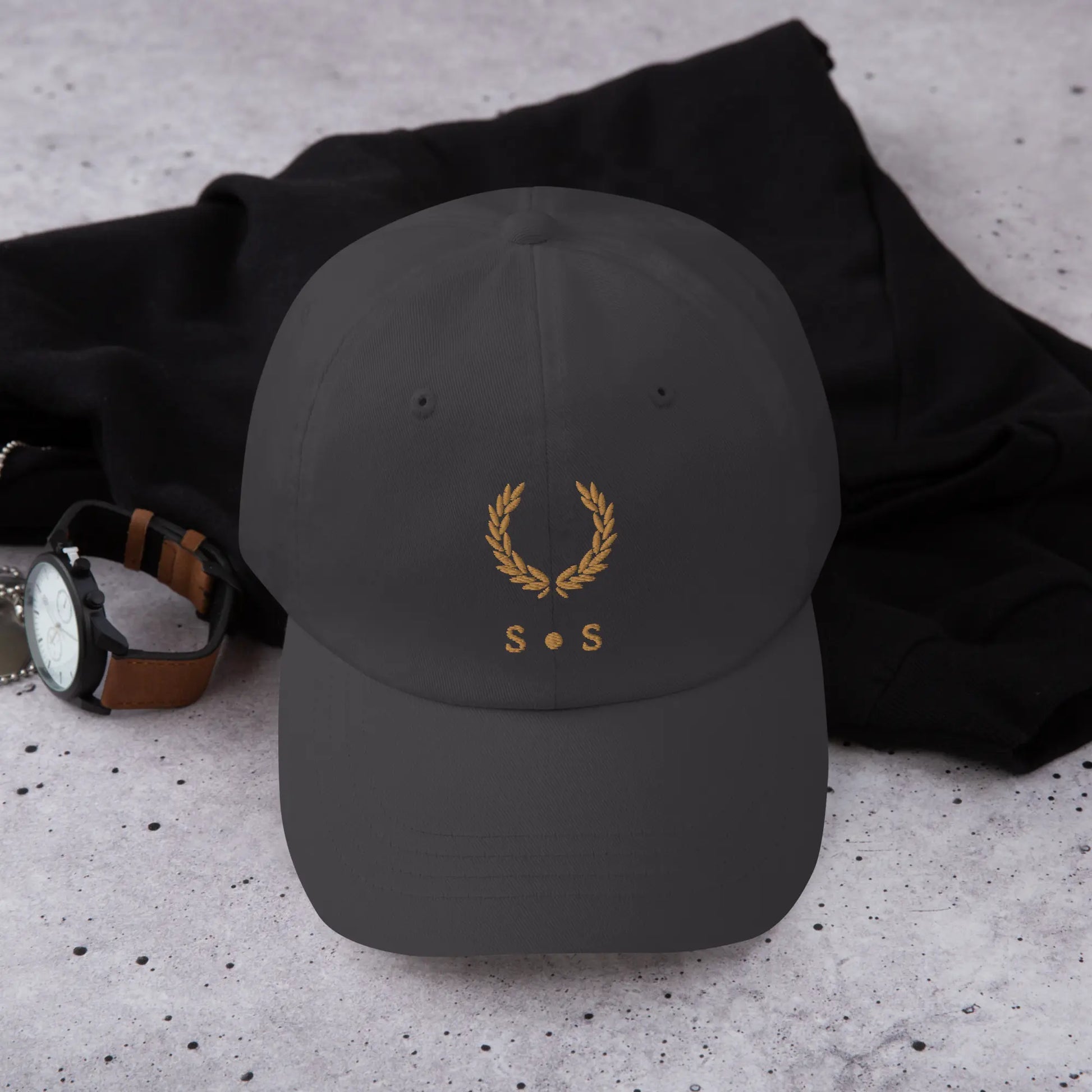 Gold Embroidered Unisex Cap - Multiple Colours Available - Stylish Statements