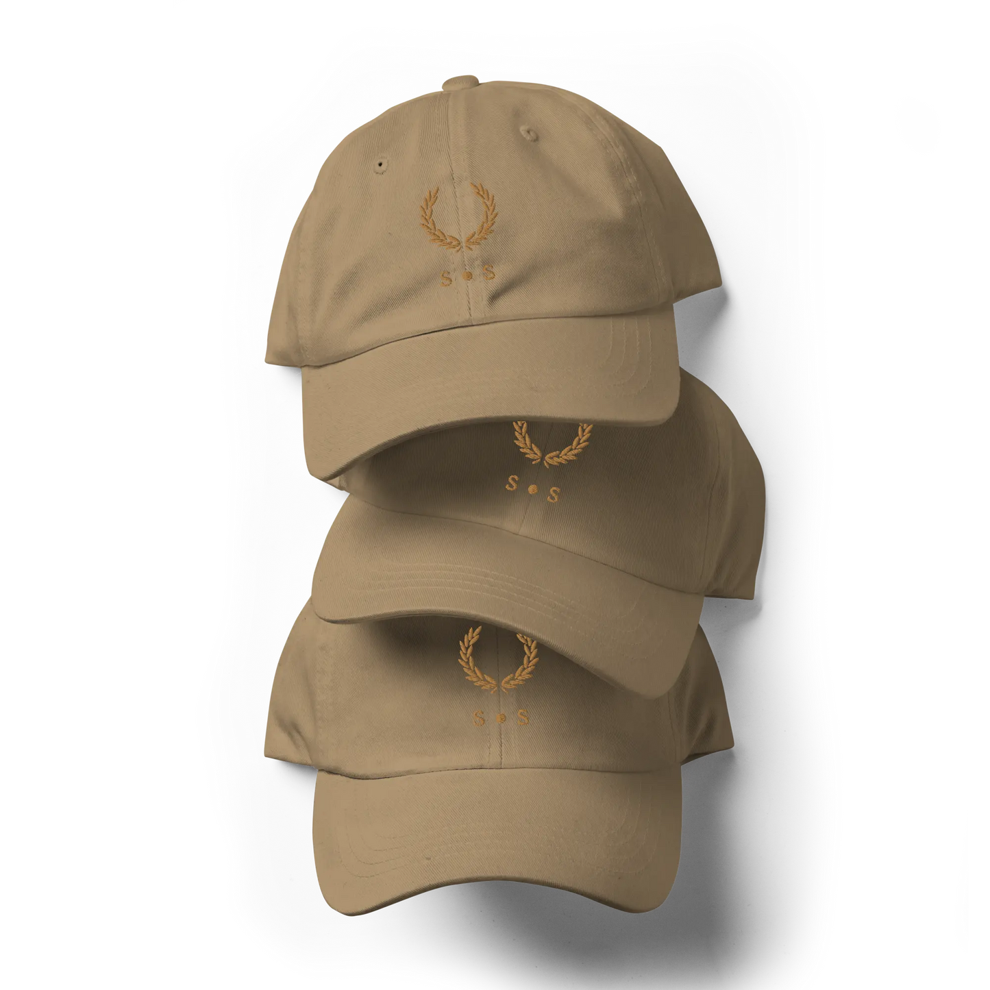 Gold Embroidered Unisex Cap - Multiple Colours Available - Stylish Statements