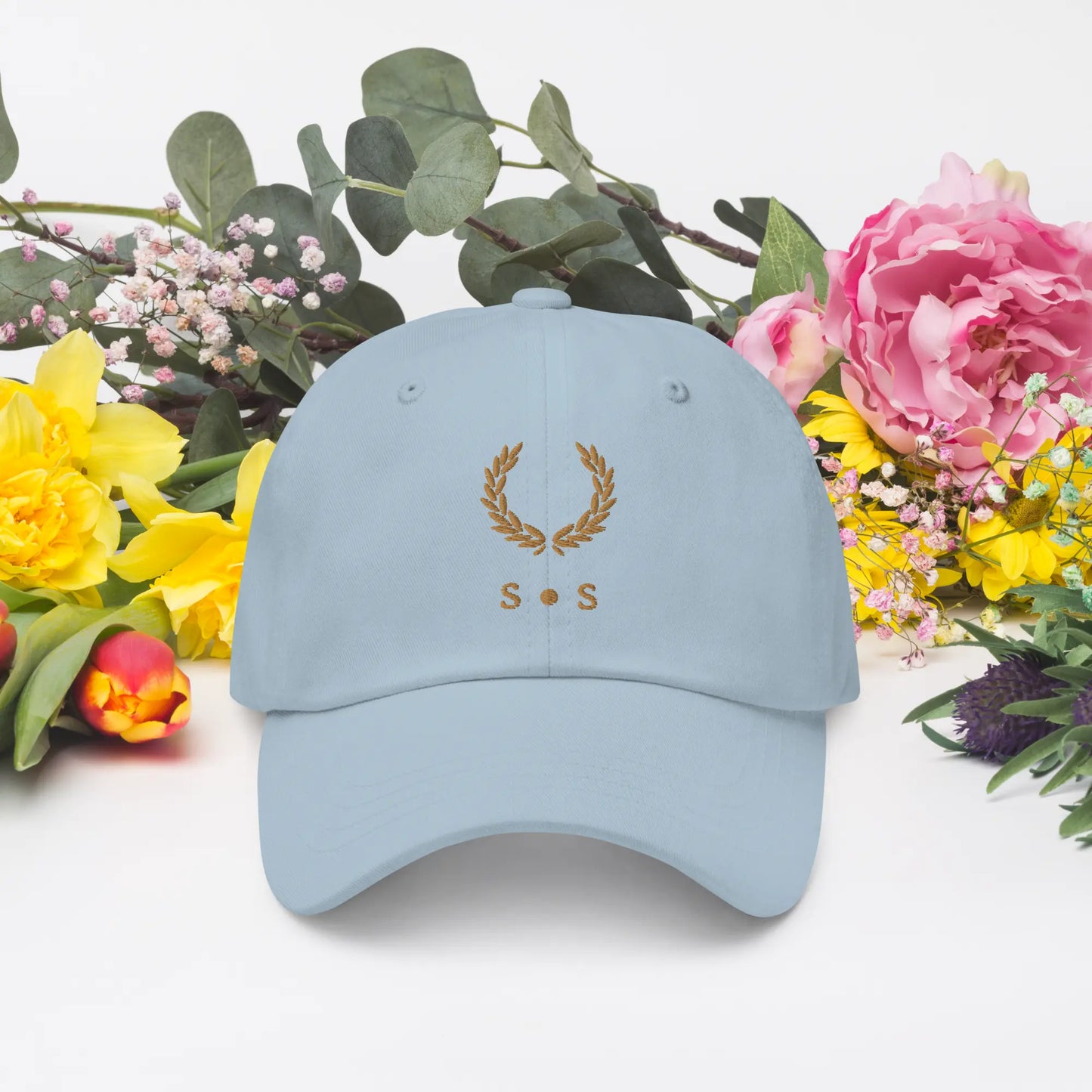 Gold Embroidered Unisex Cap - Multiple Colours Available - Stylish Statements