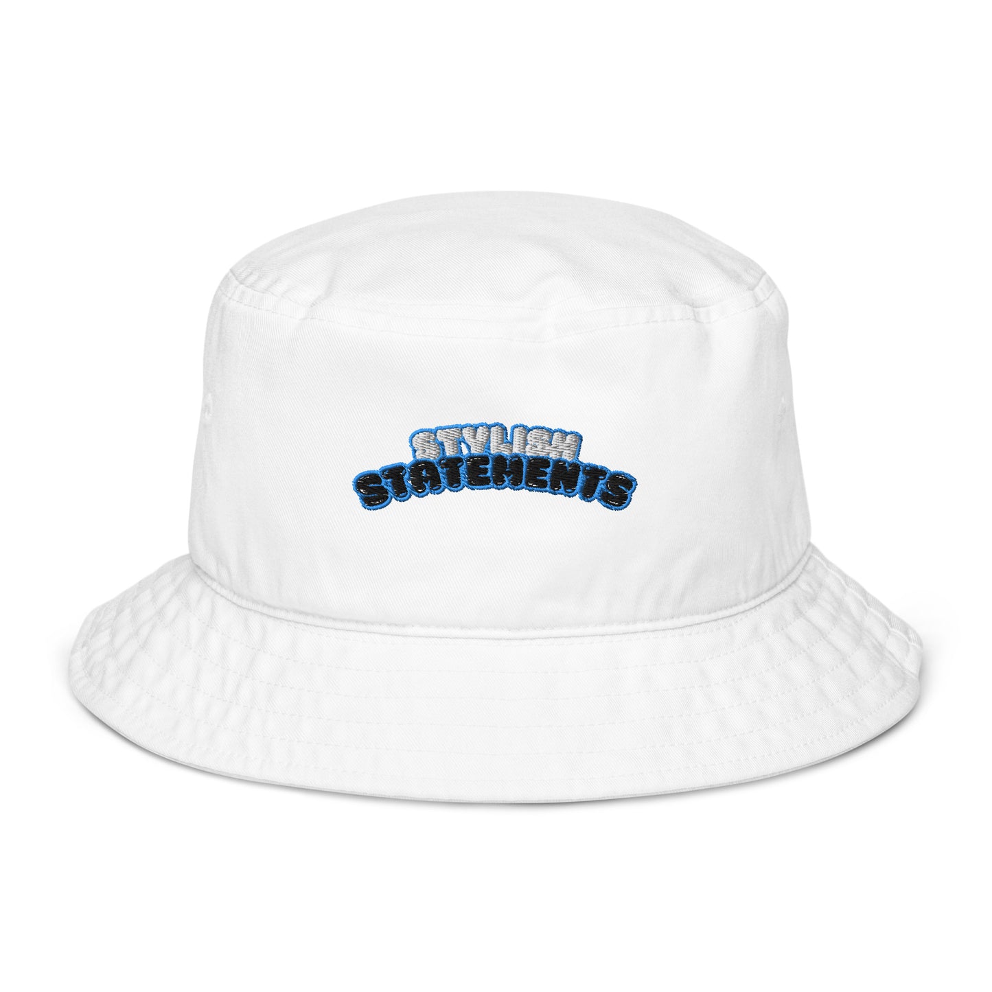 Stylish Statements Organic Bucket Hat for Men and Women - Multiple Colours Available