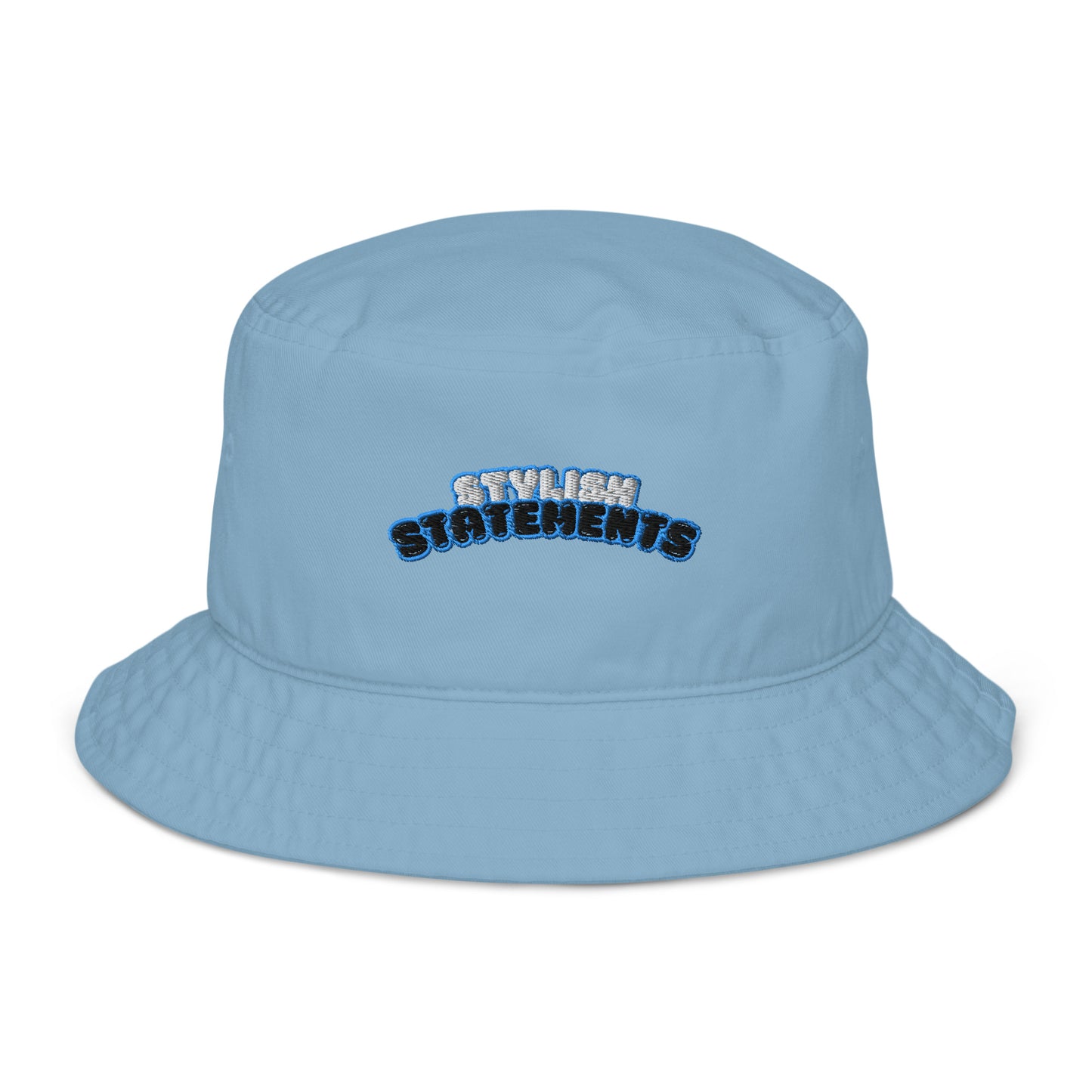 Stylish Statements Organic Bucket Hat for Men and Women - Multiple Colours Available