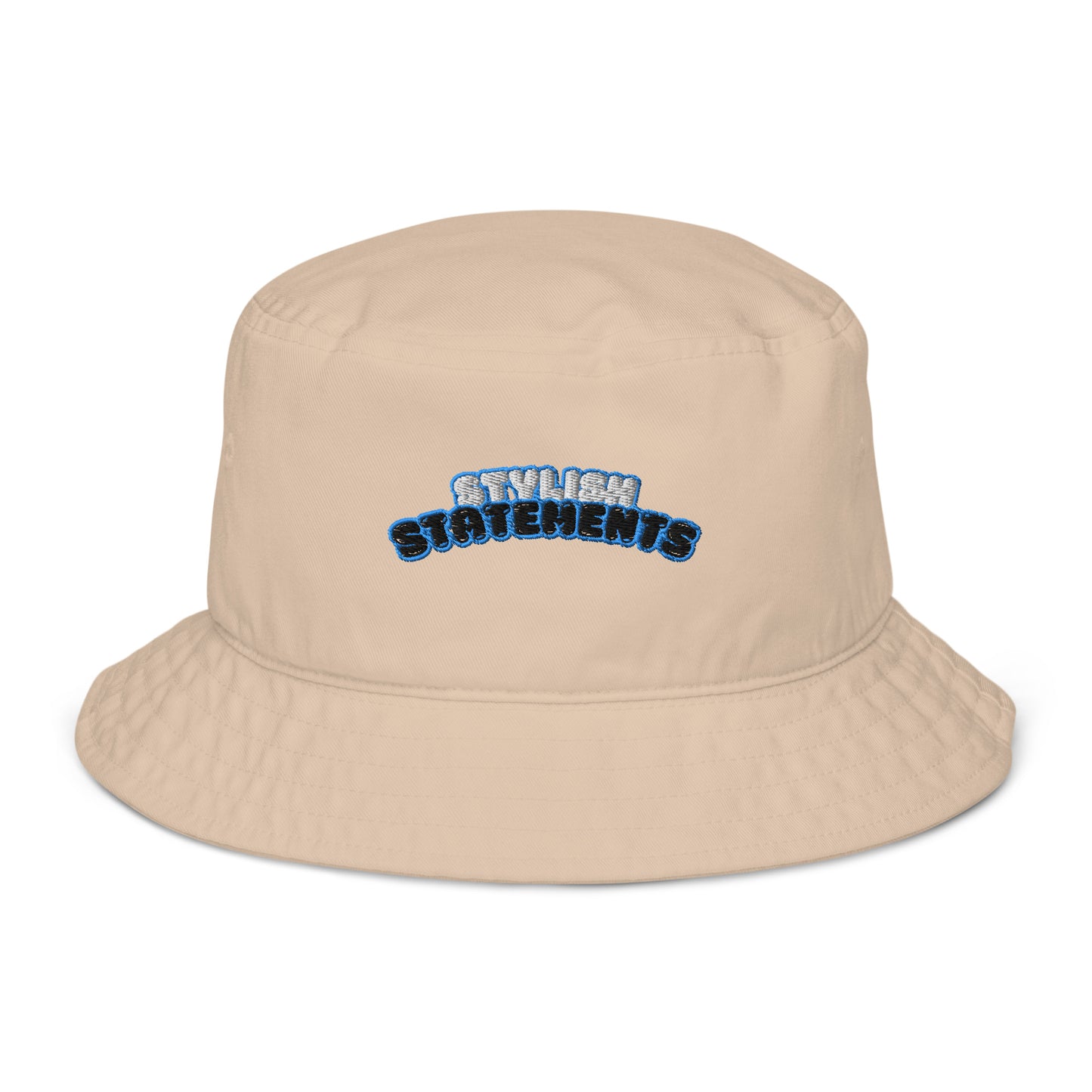 Stylish Statements Organic Bucket Hat for Men and Women - Multiple Colours Available