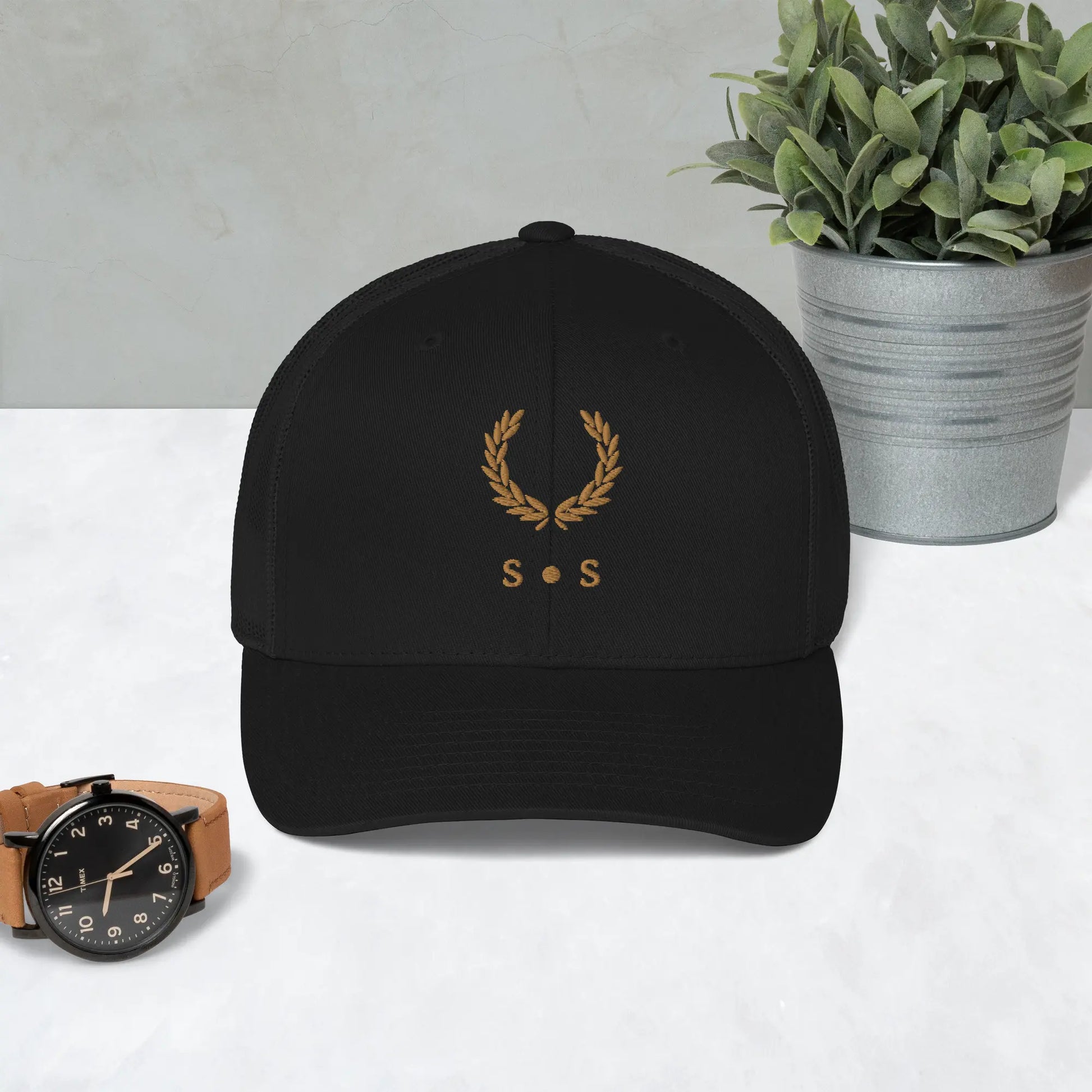 Gold Embroidered Unisex Cap - Multiple Colours Available - Stylish Statements