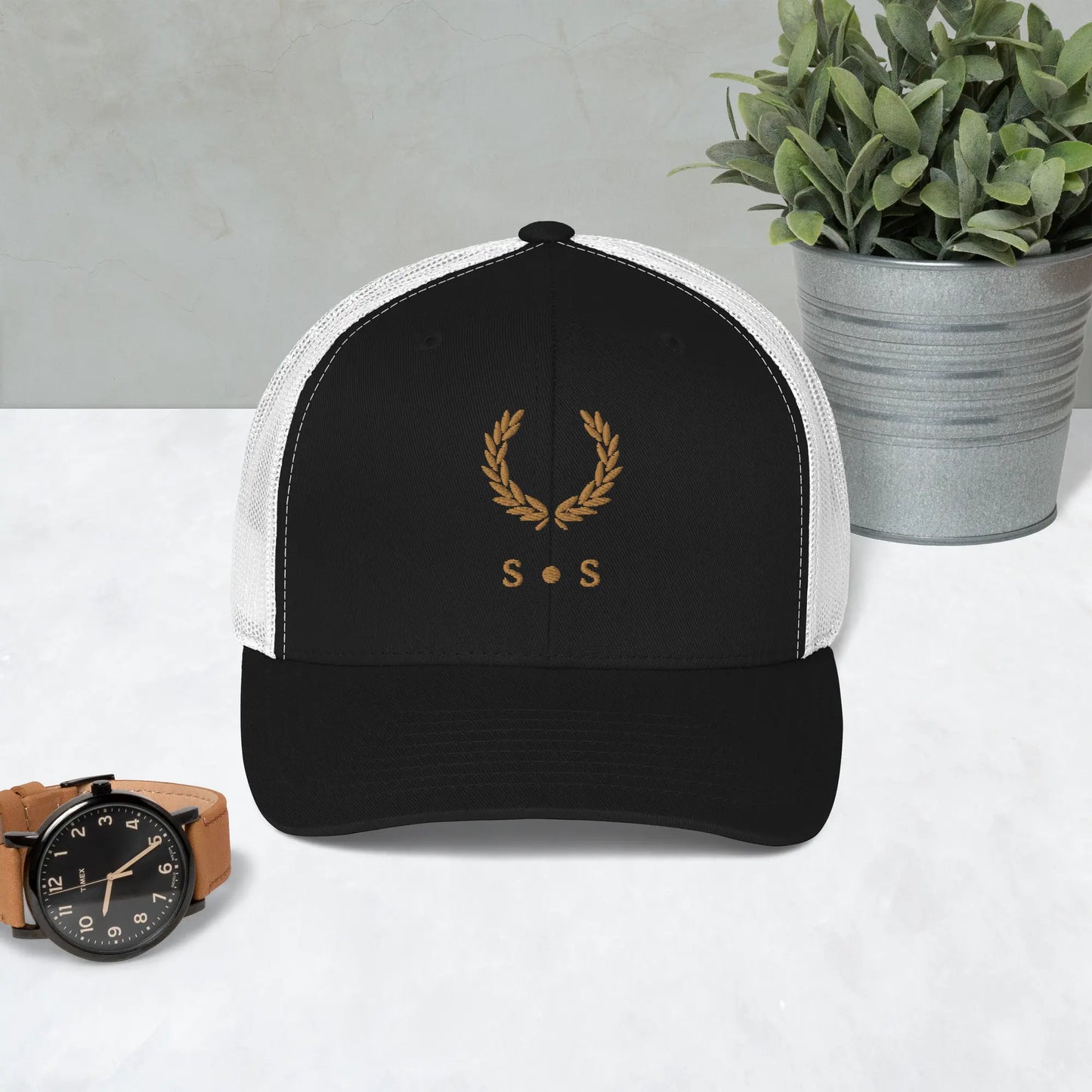 Gold Embroidered Unisex Cap - Multiple Colours Available - Stylish Statements