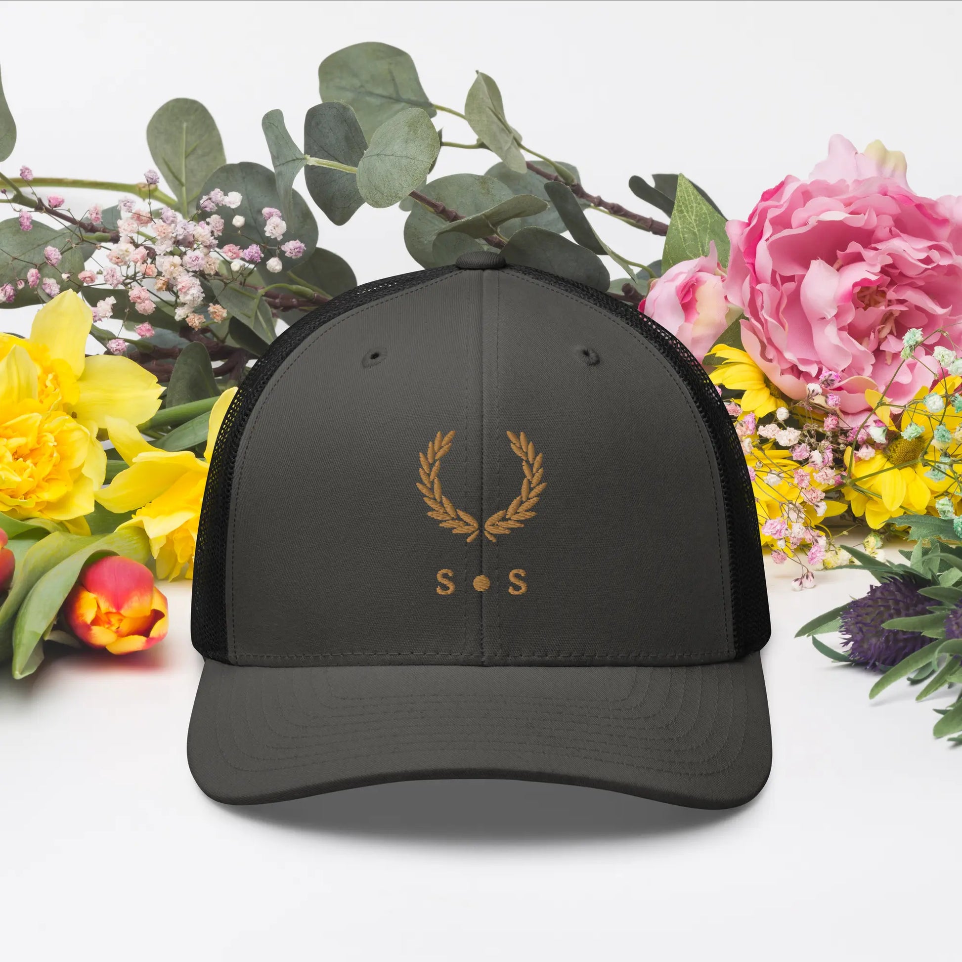 Gold Embroidered Unisex Cap - Multiple Colours Available - Stylish Statements