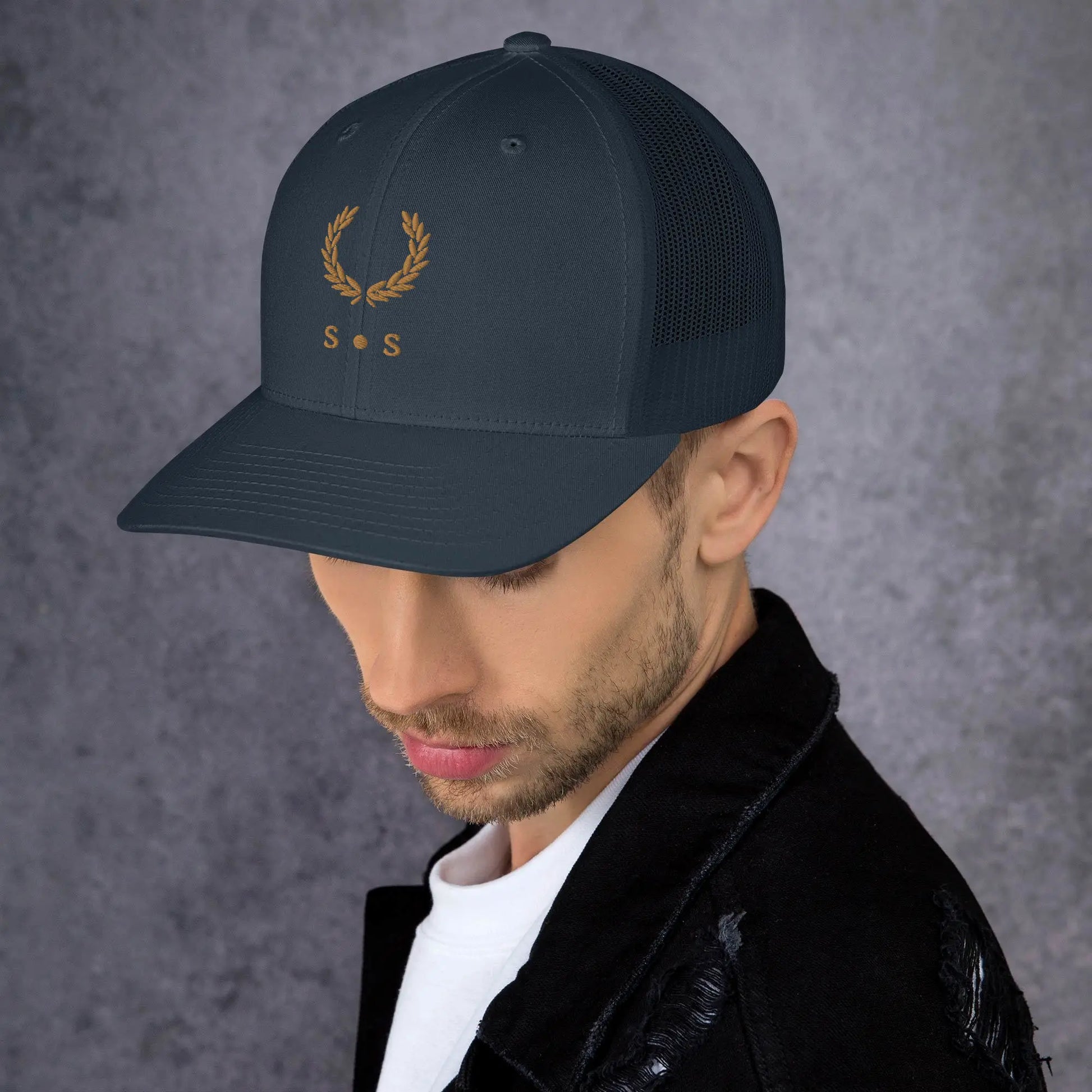 Gold Embroidered Unisex Cap - Multiple Colours Available - Stylish Statements