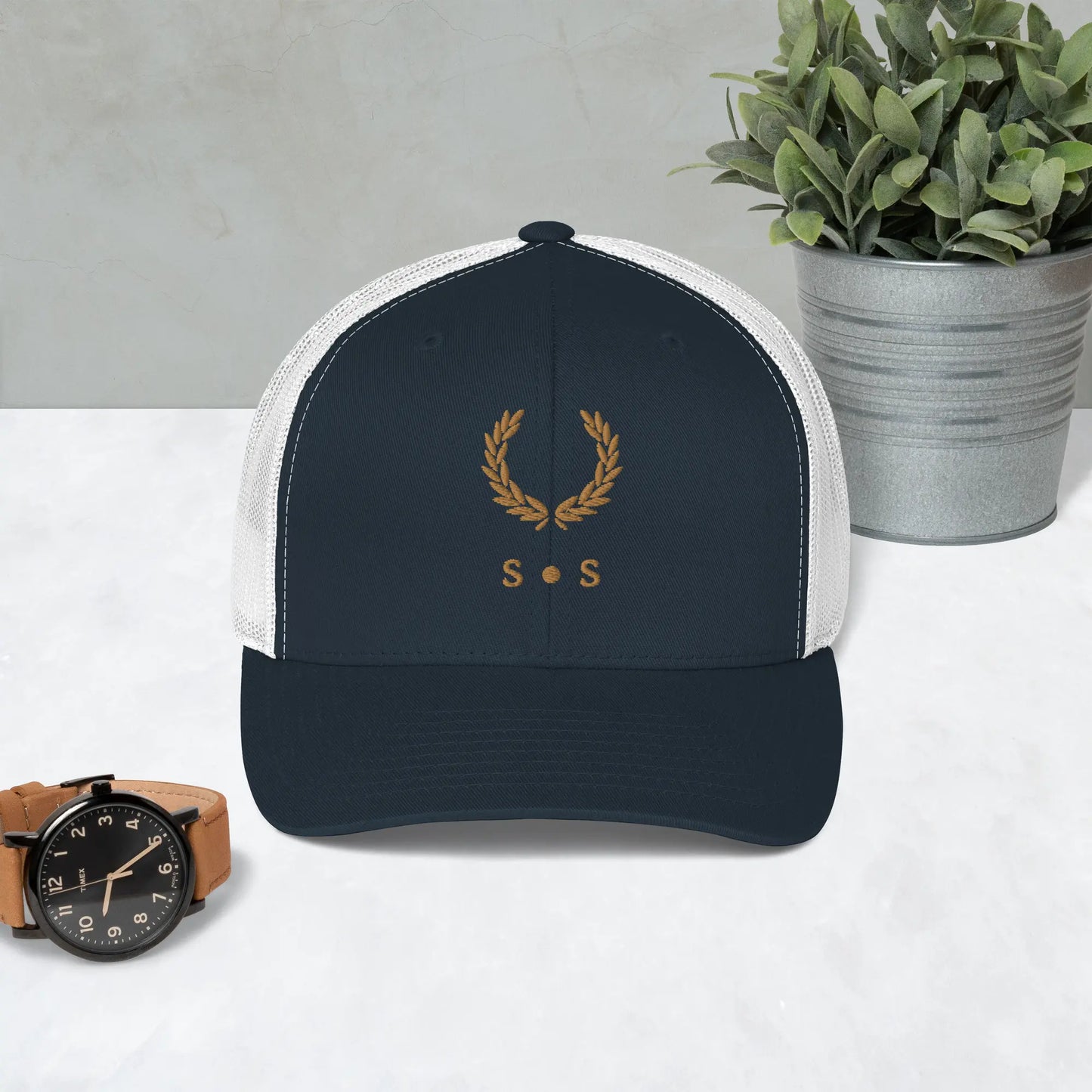 Gold Embroidered Unisex Cap - Multiple Colours Available - Stylish Statements