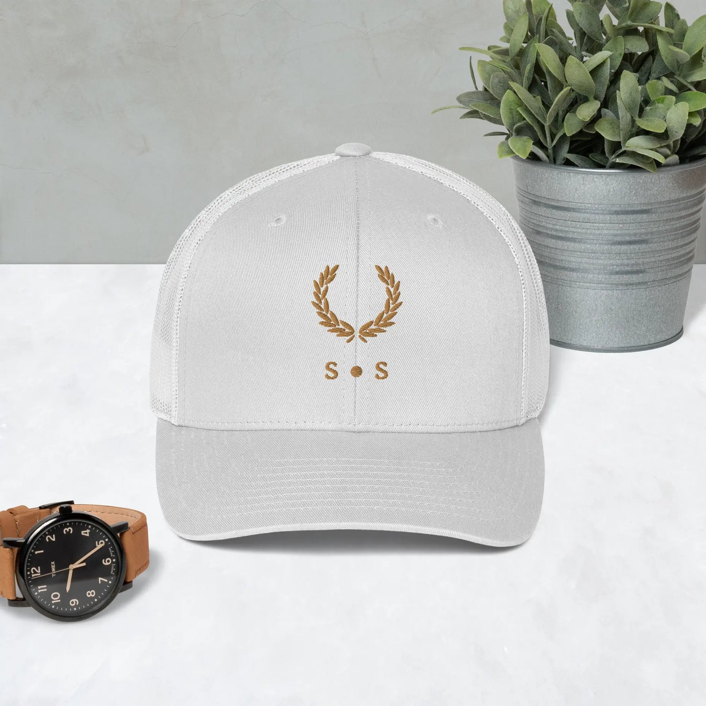 Gold Embroidered Unisex Cap - Multiple Colours Available - Stylish Statements