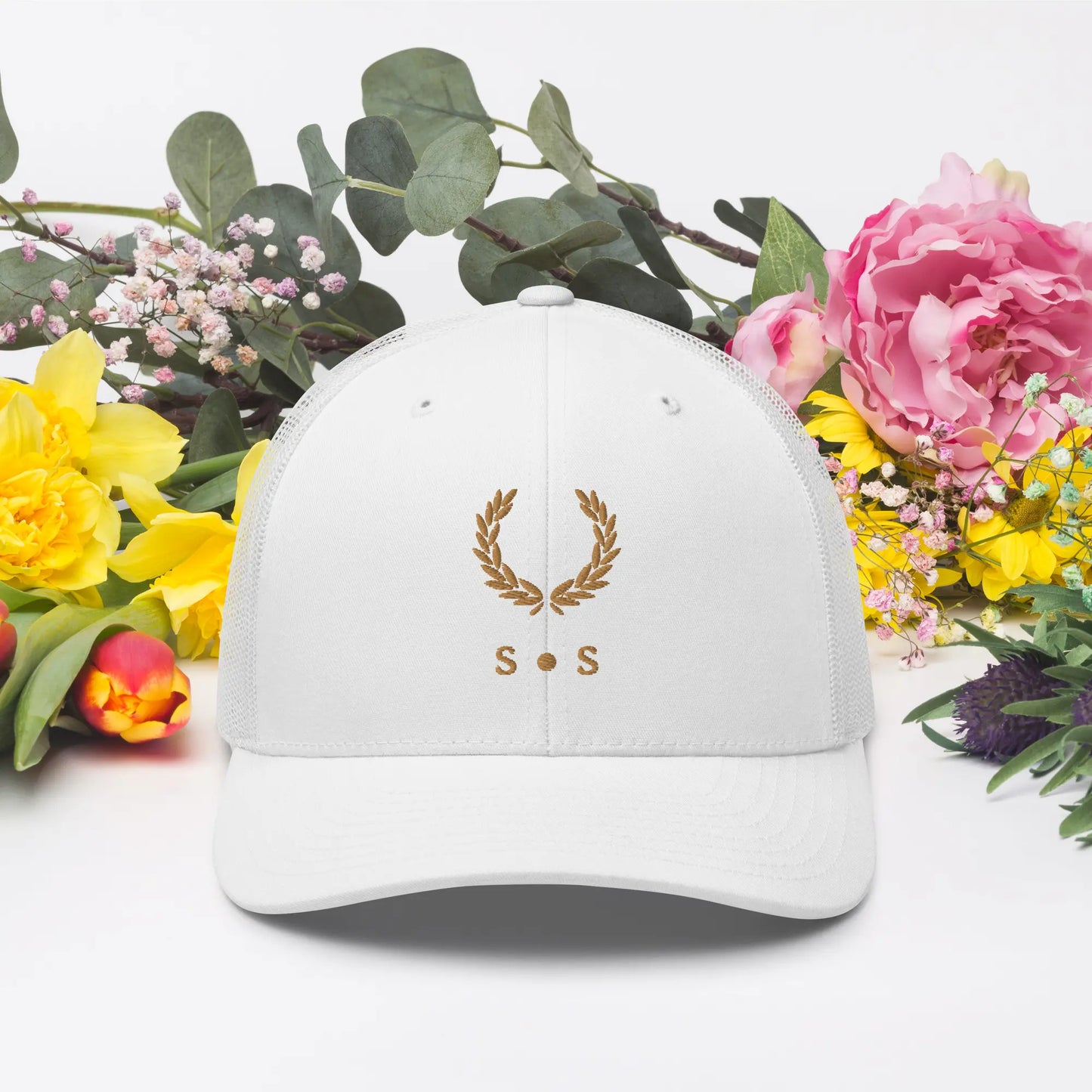 Gold Embroidered Unisex Cap - Multiple Colours Available - Stylish Statements