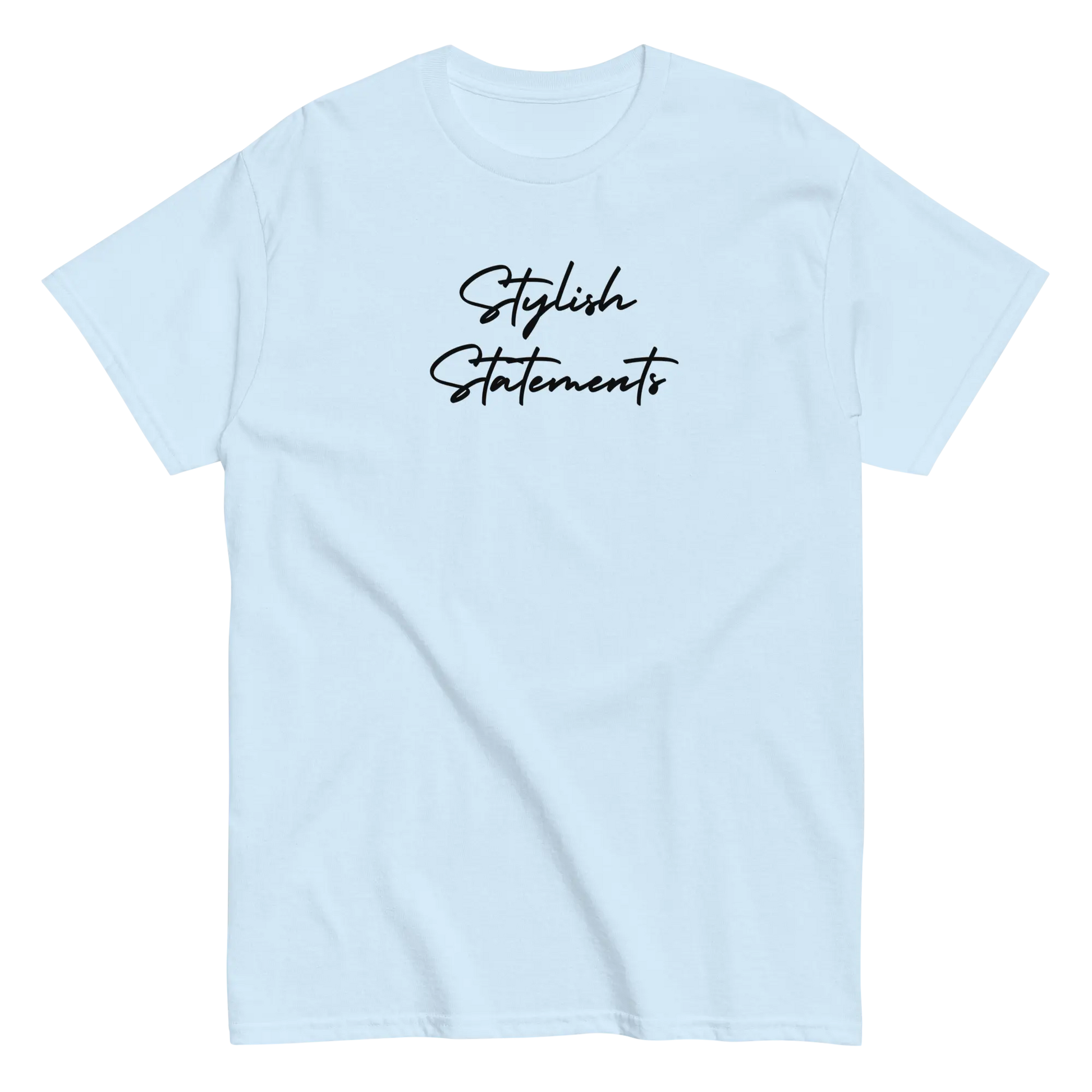 Branded Stylish Statements Unisex Classic T-Shirt for Men and Women - Multiple Colours Available - Stylish Statements