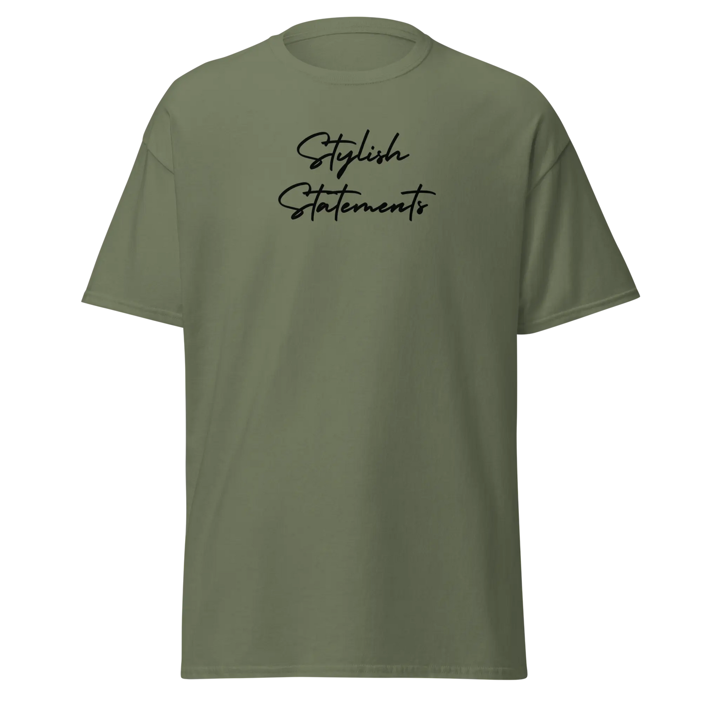 Branded Stylish Statements Unisex Classic T-Shirt for Men and Women - Multiple Colours Available - Stylish Statements