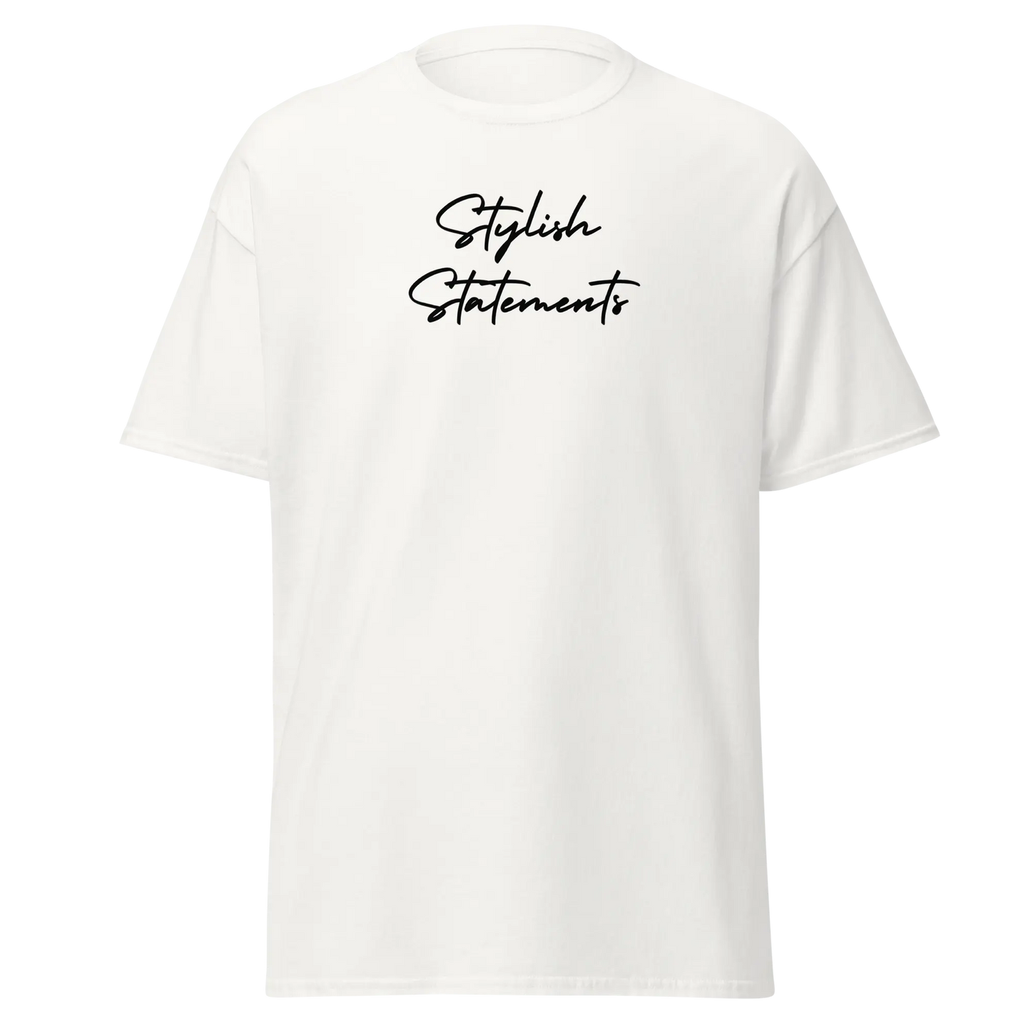 Branded Stylish Statements Unisex Classic T-Shirt for Men and Women - Multiple Colours Available - Stylish Statements