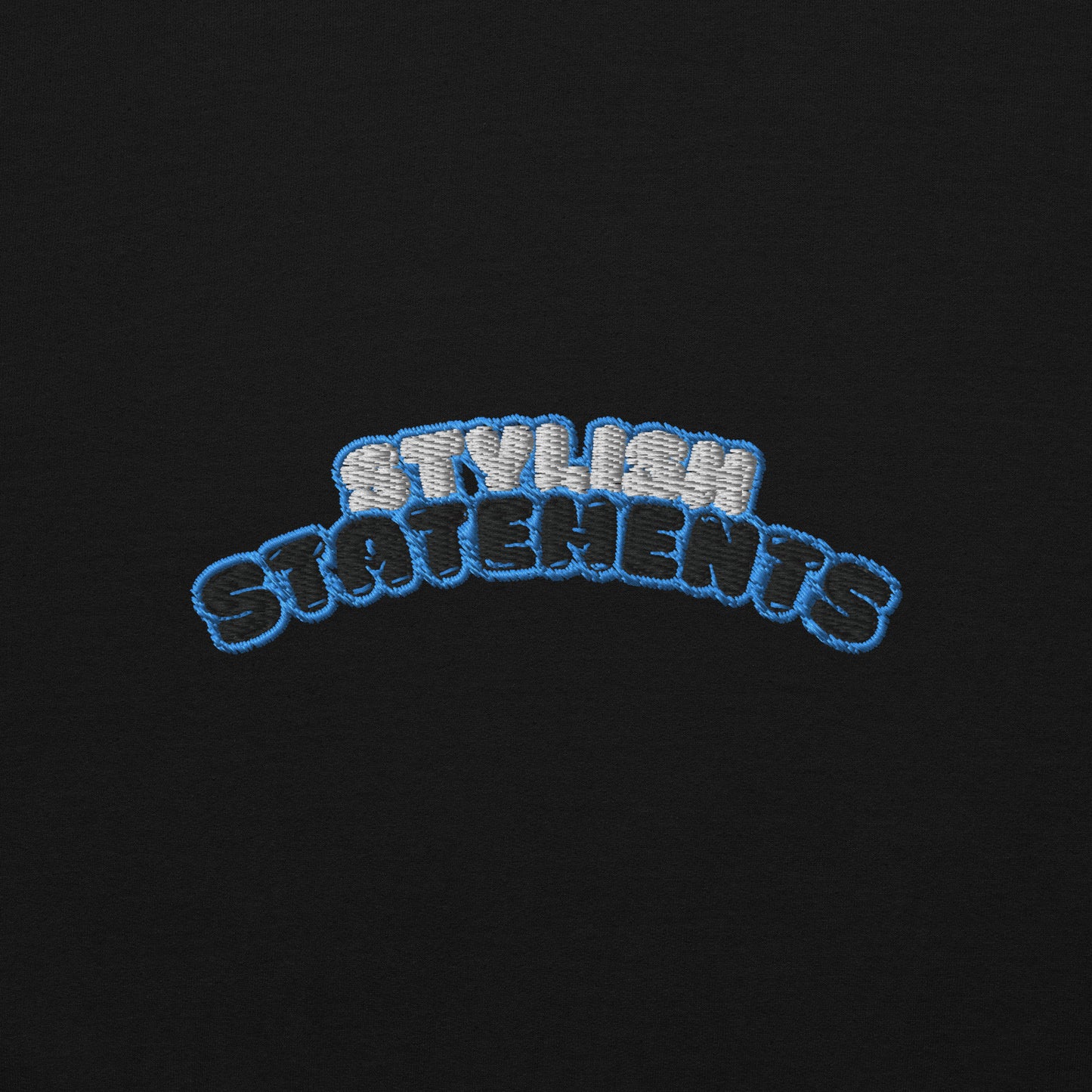 Embroidered Bubble Font Unisex Sweatshirt for Men and Women - Multiple Colours Available