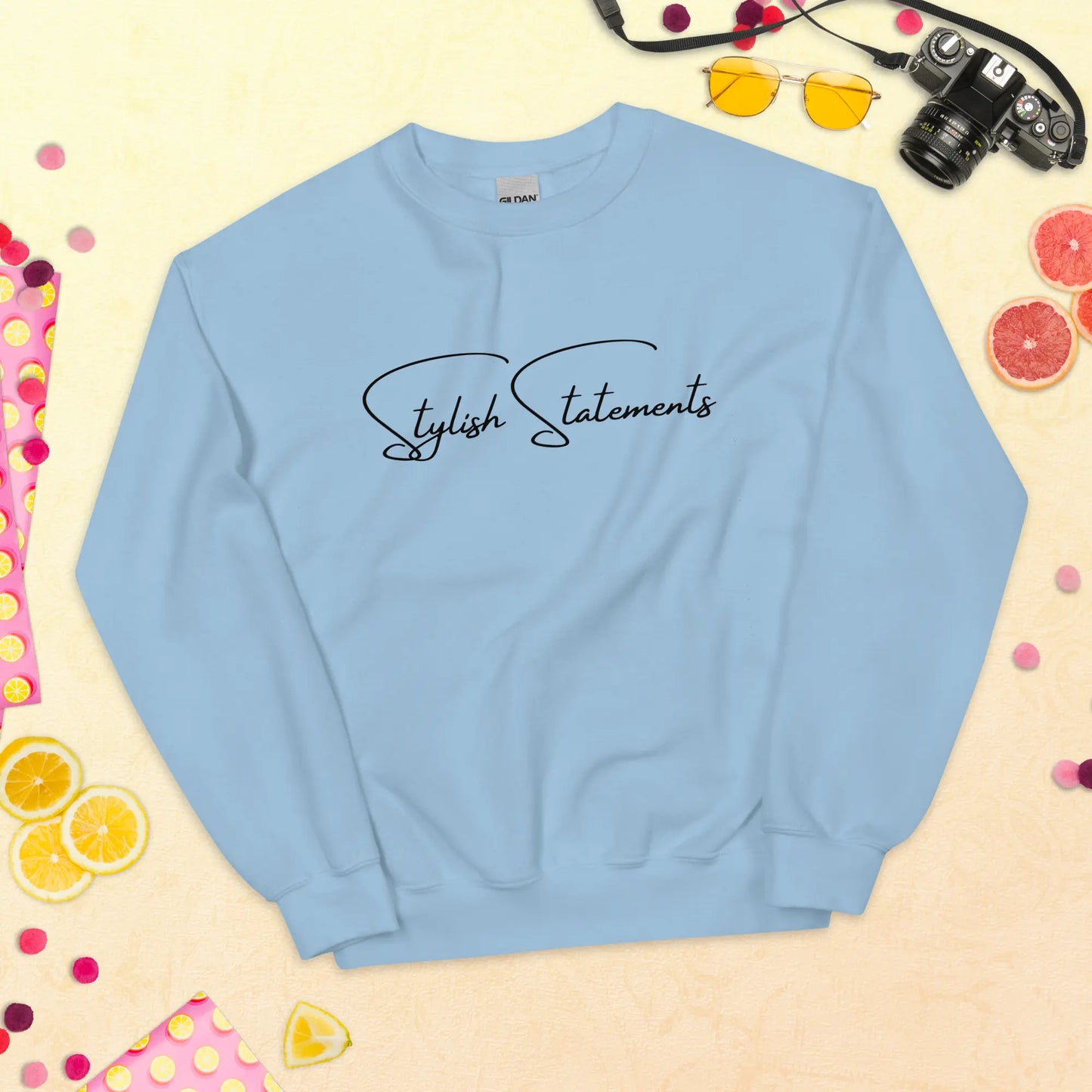 Comfortable Unisex Sweatshirt for Men and Women - Multiple Colours Available - Stylish Statements