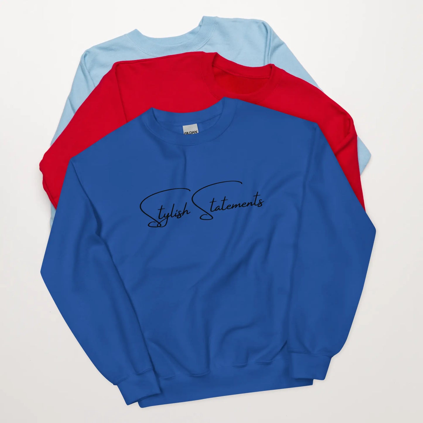 Comfortable Unisex Sweatshirt for Men and Women - Multiple Colours Available - Stylish Statements