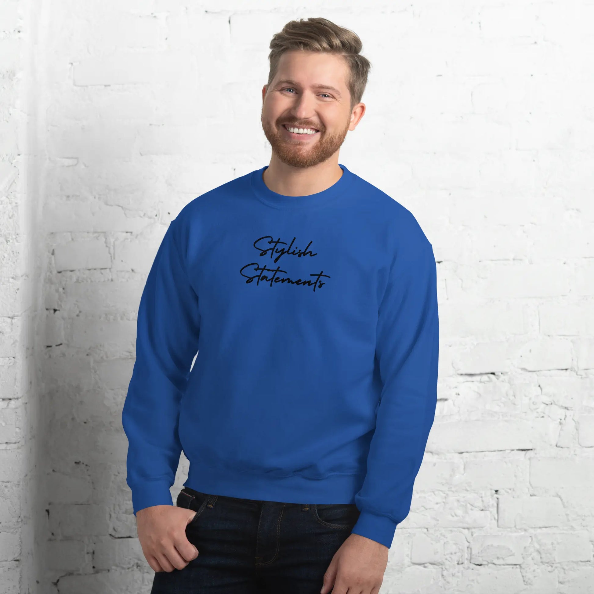 Branded Stylish Statements Unisex Sweatshirt for Men and Women - Multiple Colours Available - Stylish Statements