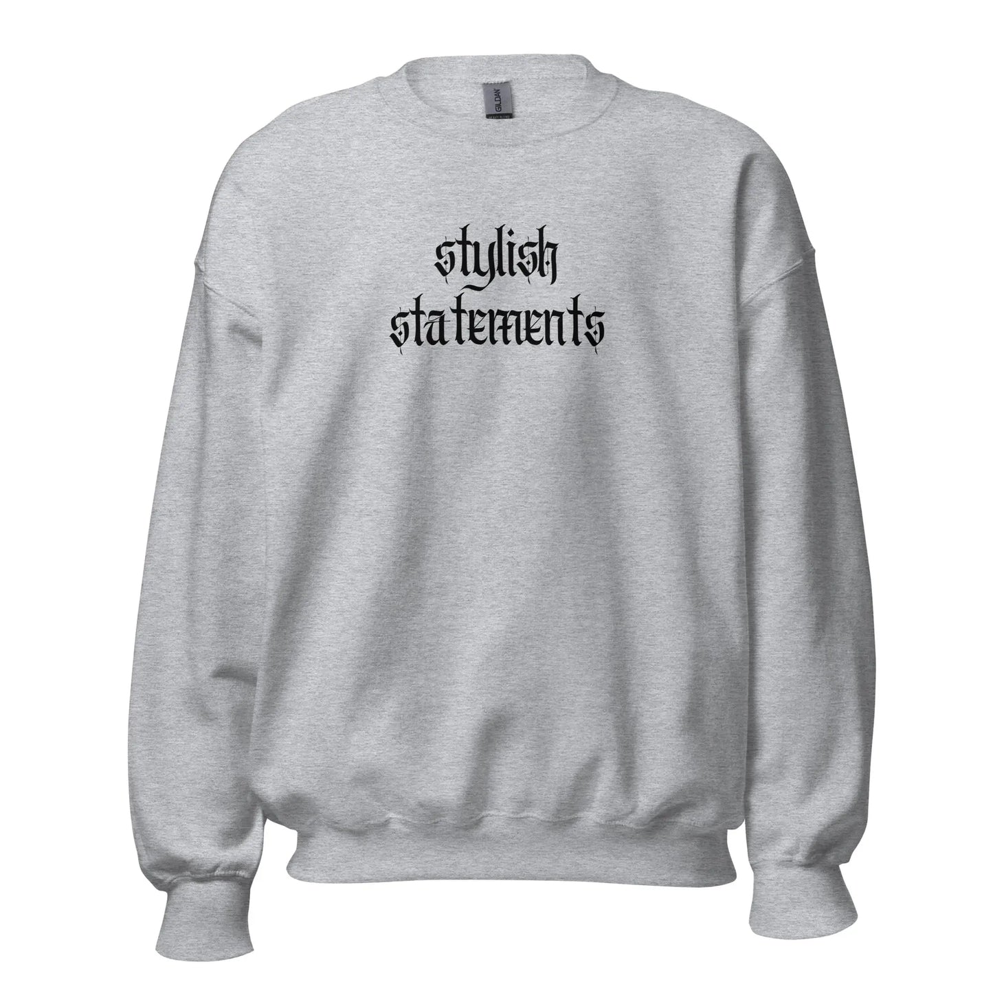 Gothic Stylish Statements Unisex Sweatshirt for Men and Women - Multiple Colours Available - Stylish Statements