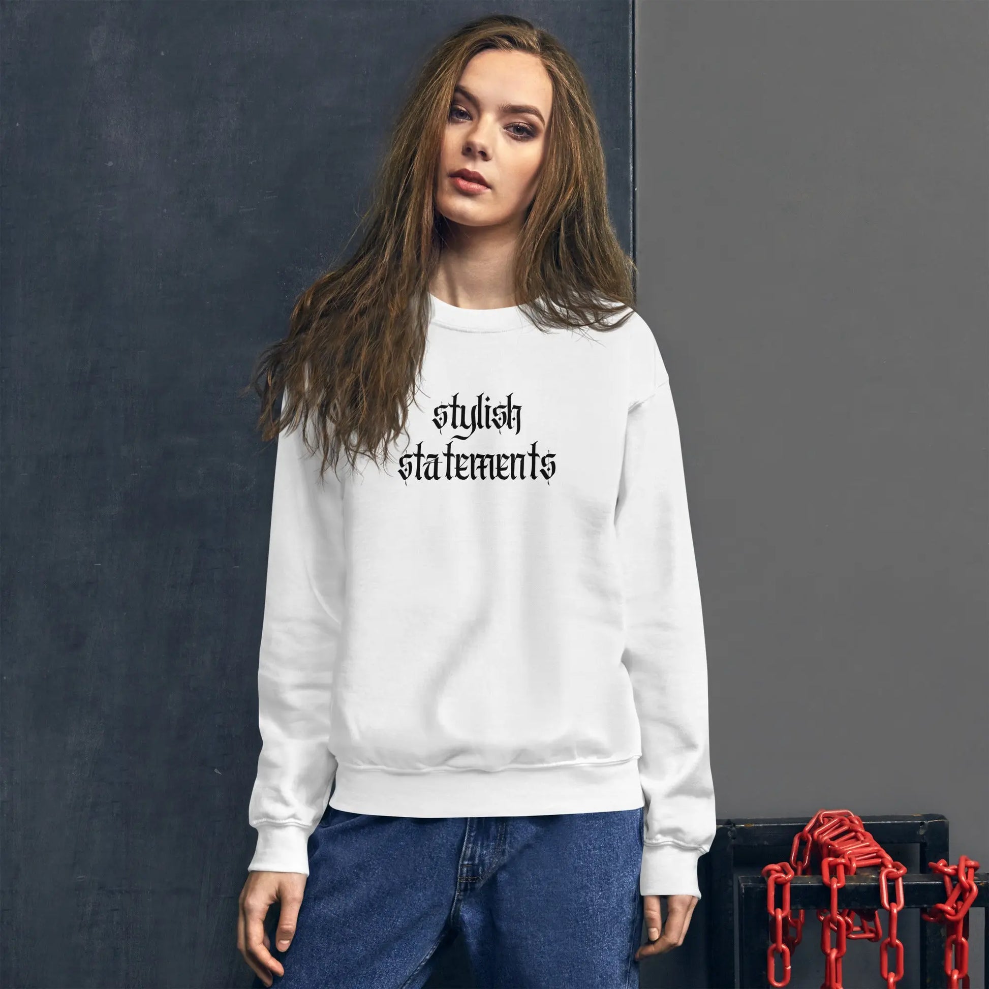 Gothic Stylish Statements Unisex Sweatshirt for Men and Women - Multiple Colours Available - Stylish Statements