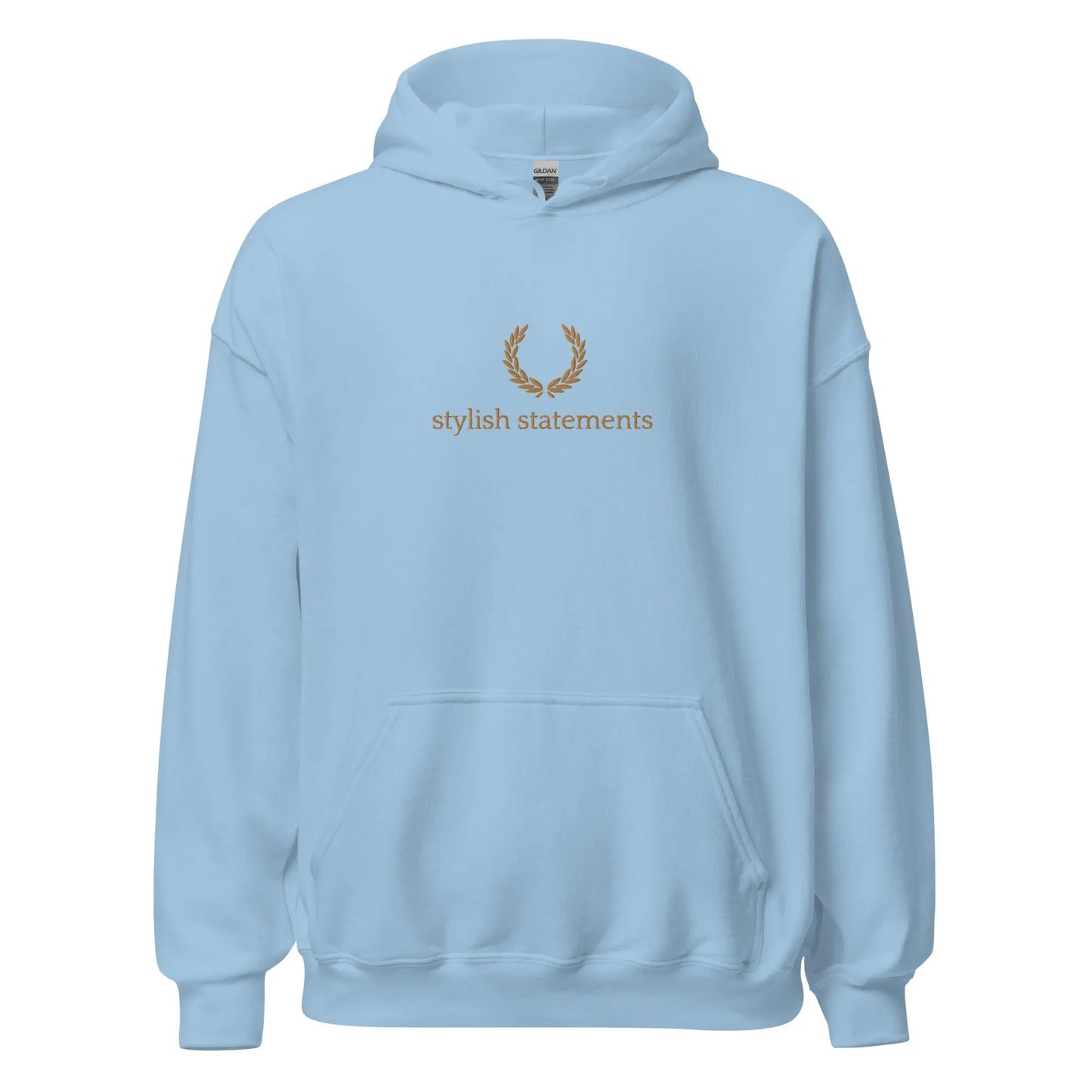 Gold Embroidered Unisex Hoodie for Men and Women - Multiple Colours Available - Stylish Statements