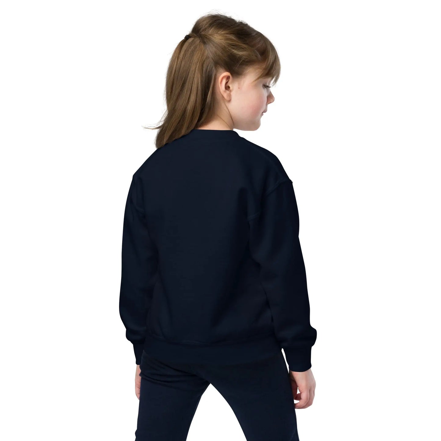 Gold Embroidered Unisex Youth Sweatshirt for Girls and Boys - Multiple Colours Available - Stylish Statements