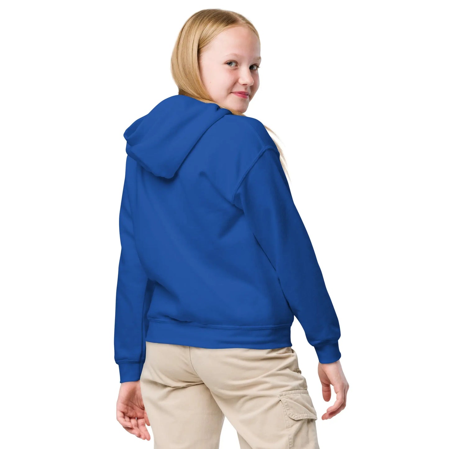 Unisex Youth Hoodie for Kids with White Fox Style - Stylish Statements